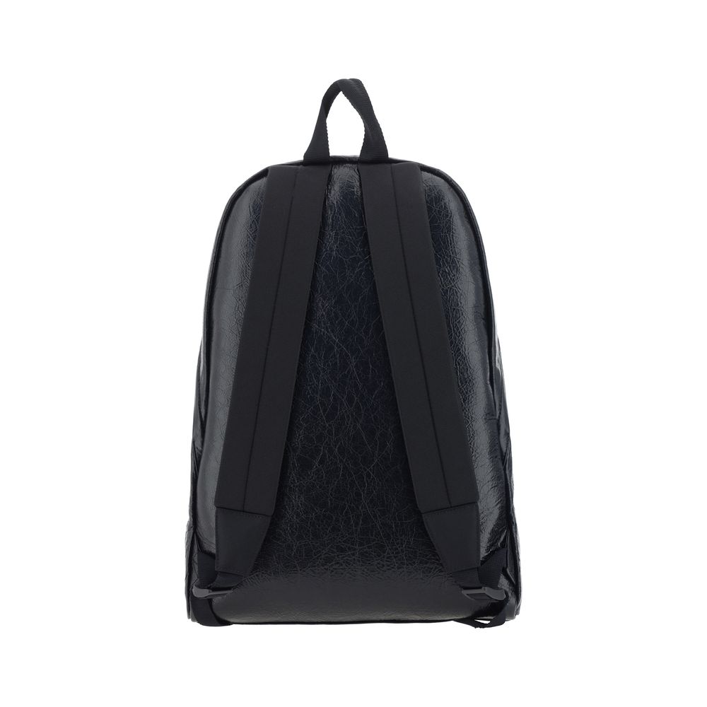 Balenciaga Black Calf Leather Bos Taurus Backpack Balenciaga