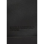 Karl Lagerfeld Black Polyethylene Backpack Karl Lagerfeld