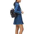 Karl Lagerfeld Black Polyethylene Backpack Karl Lagerfeld