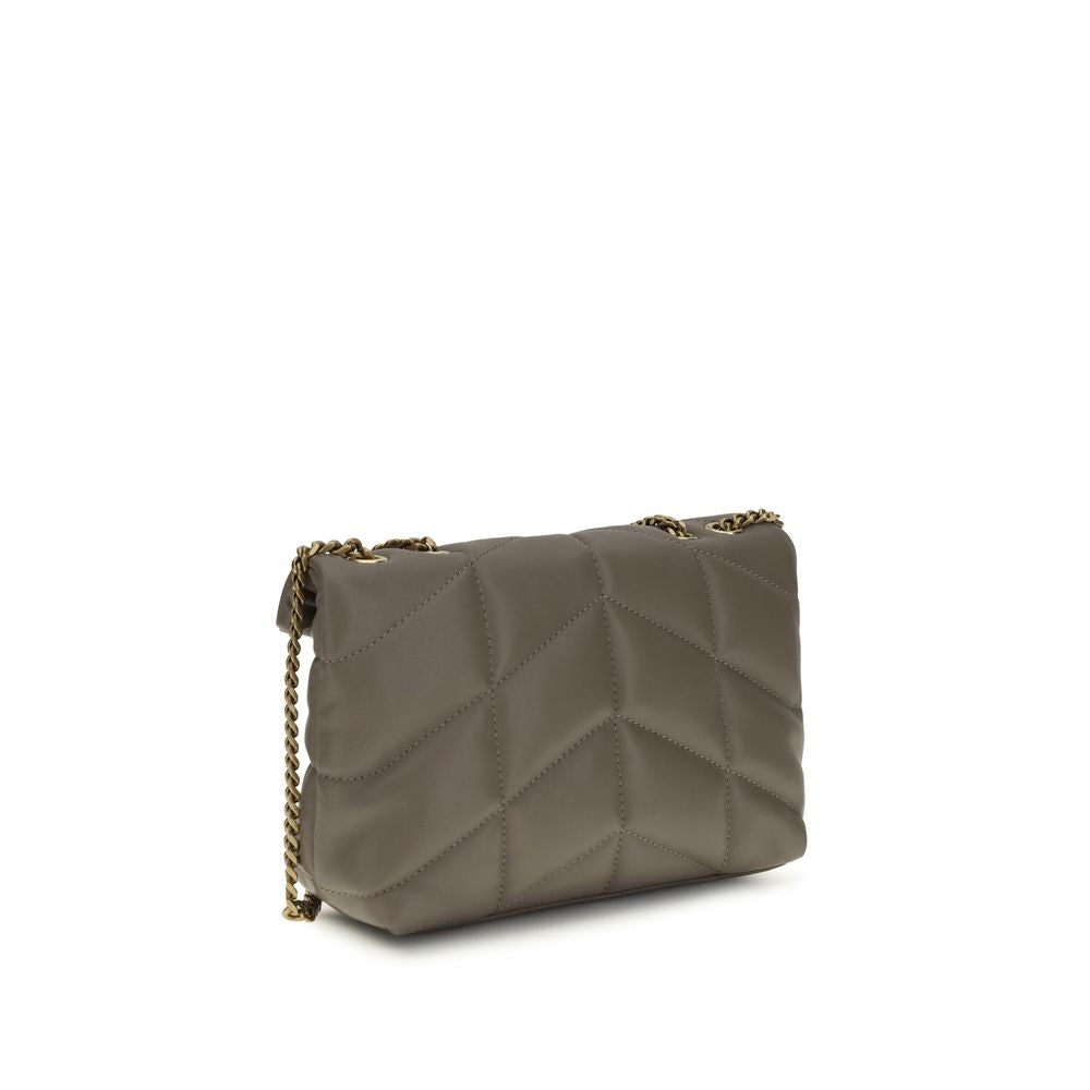 Saint Laurent Gray Lamb Ovis Aries Aries Shoulder Bag Saint Laurent