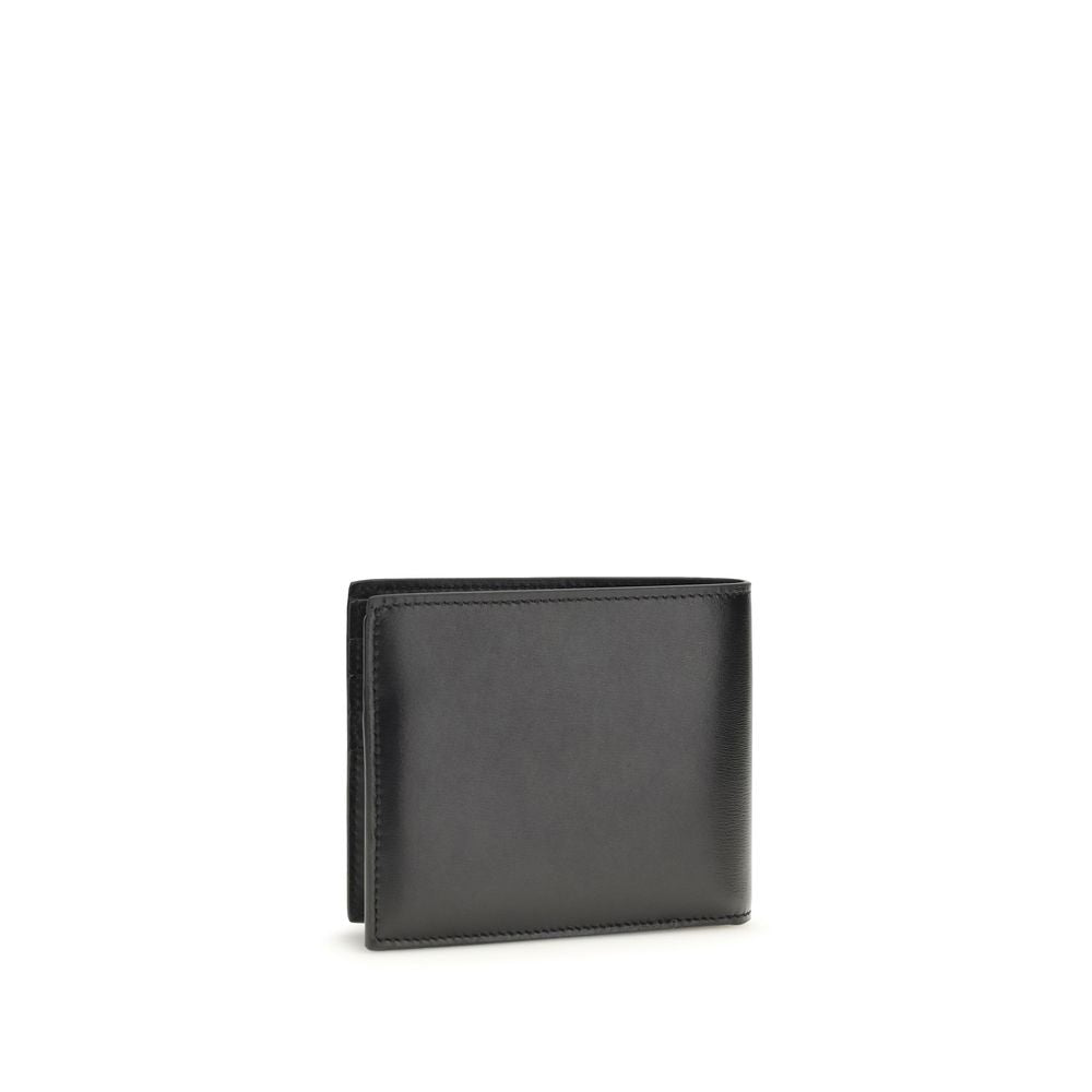 Fendi Black Calf Leather Bos Taurus Wallet Fendi
