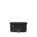 Fendi Black Calf Leather Bos Taurus Shoulder Bag Fendi