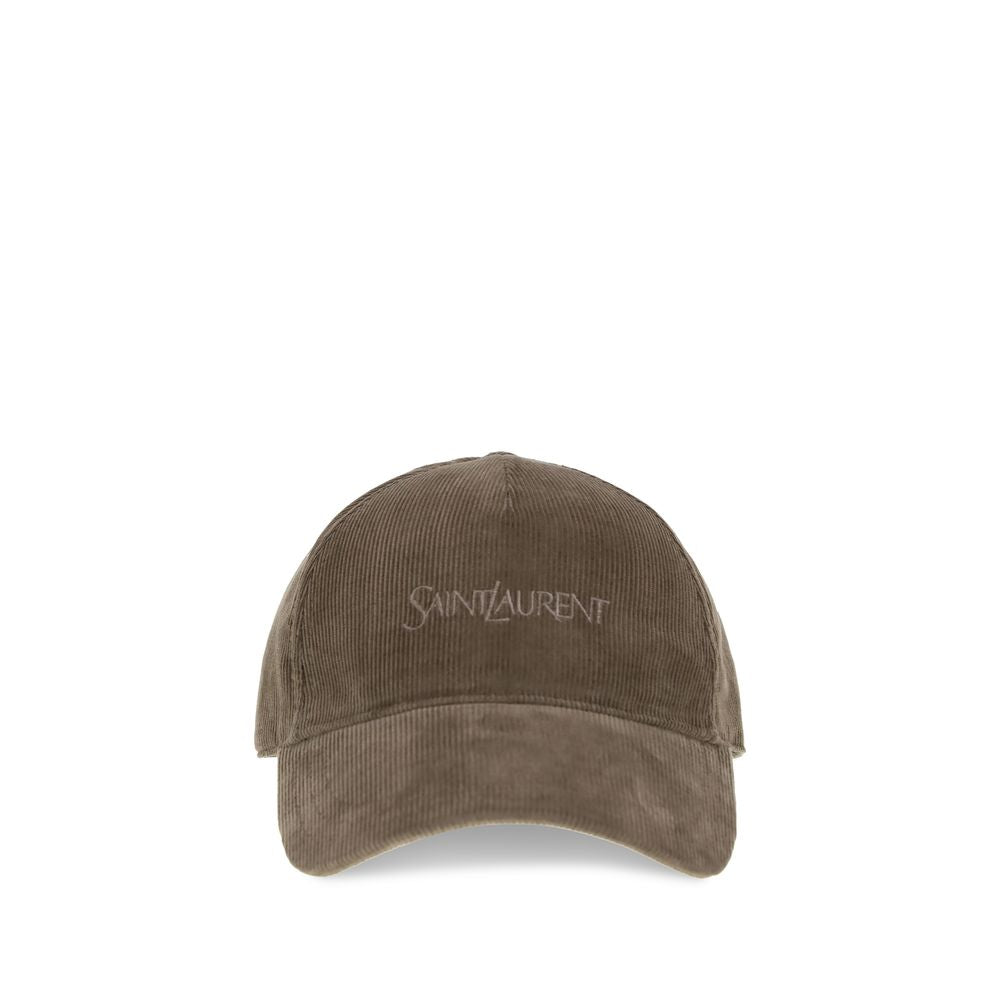 Saint Laurent Bicolor Cotton Cap (Baseball Hat) Saint Laurent
