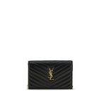Saint Laurent Black Calf Leather Bos Taurus Wallet Saint Laurent
