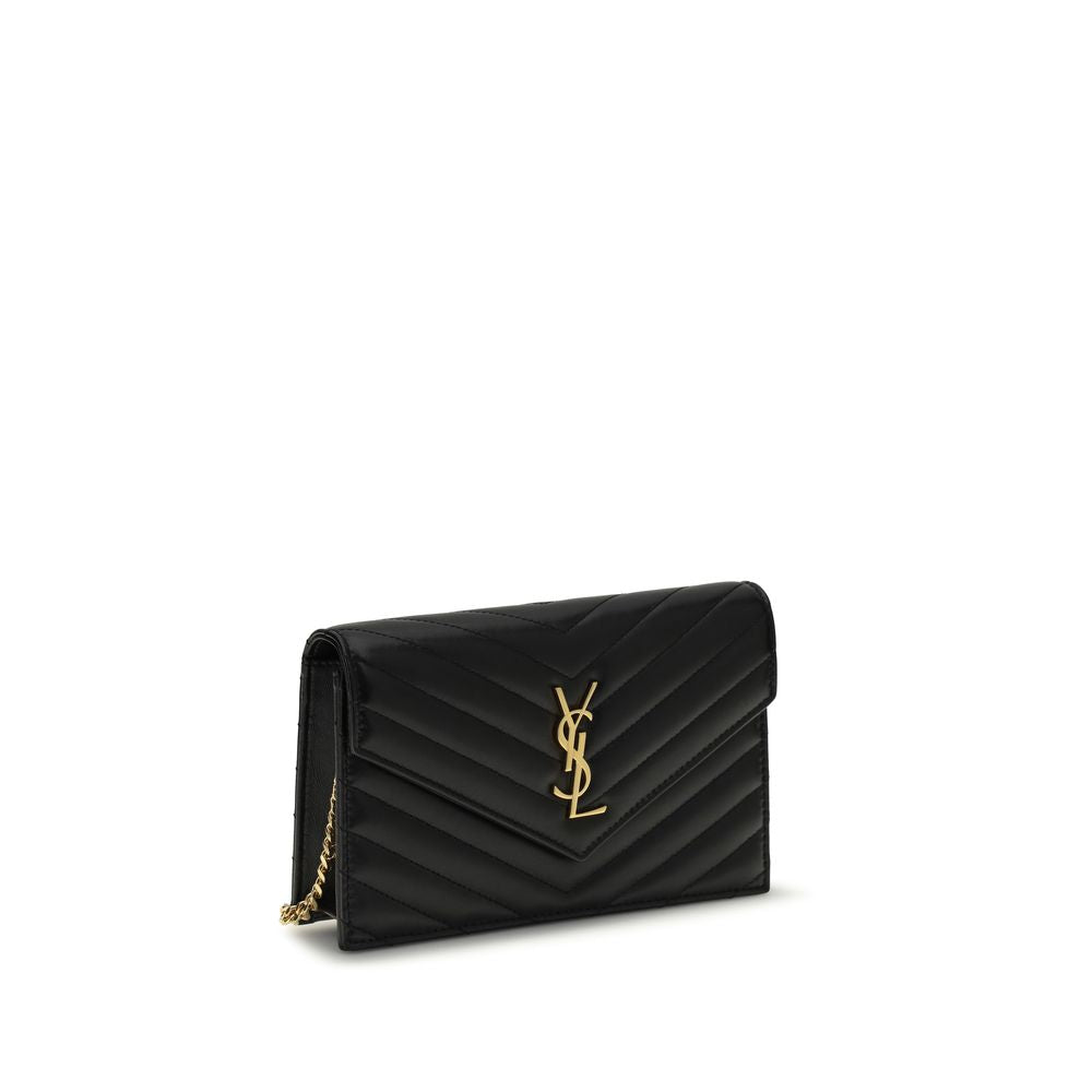 Saint Laurent Black Calf Leather Bos Taurus Wallet Saint Laurent