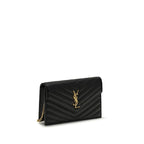 Saint Laurent Black Calf Leather Bos Taurus Wallet Saint Laurent