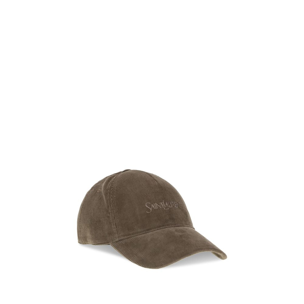 Saint Laurent Bicolor Cotton Cap (Baseball Hat) Saint Laurent