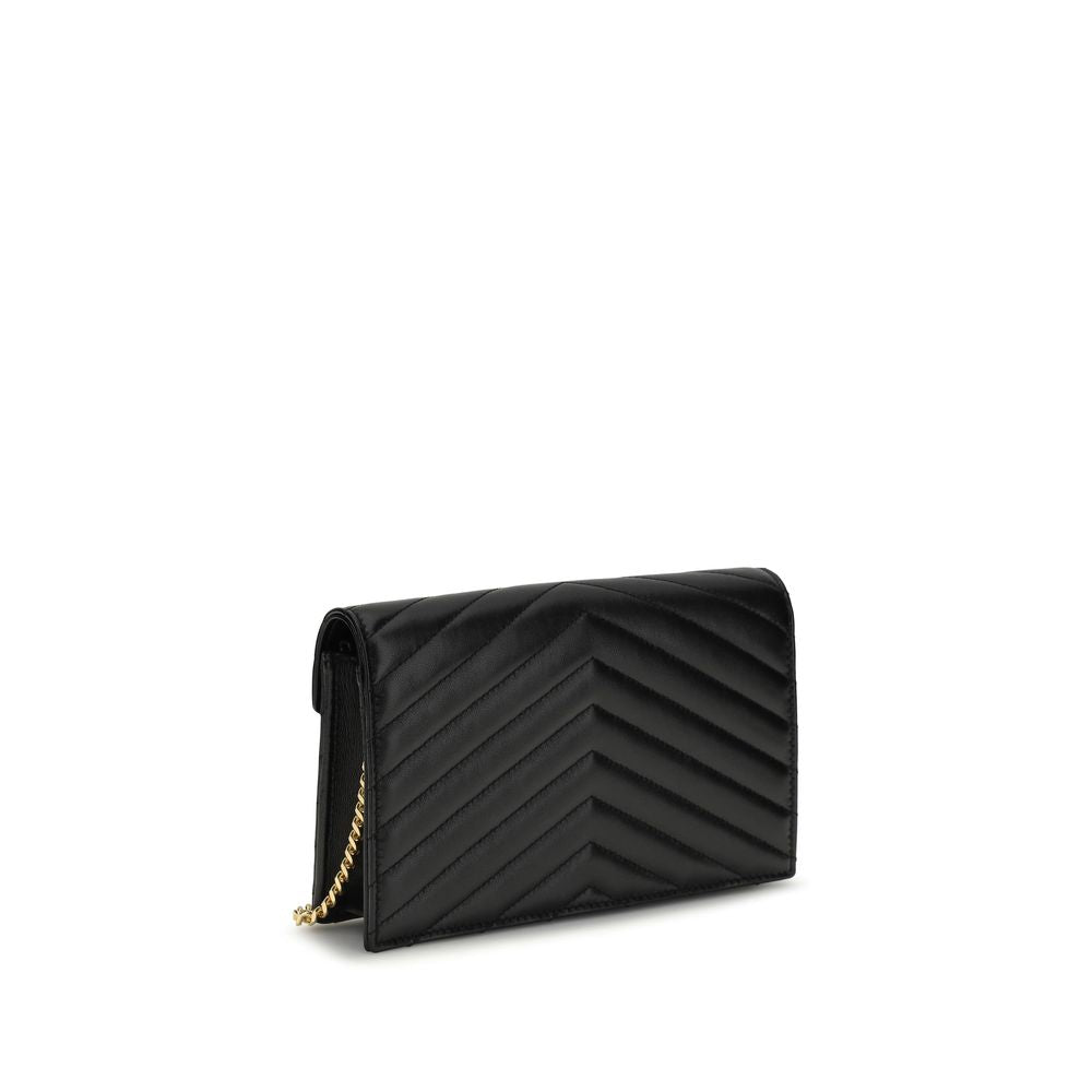 Saint Laurent Black Calf Leather Bos Taurus Wallet Saint Laurent