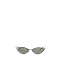 Alexander McQueen Black Metal Sunglasses Alexander McQueen