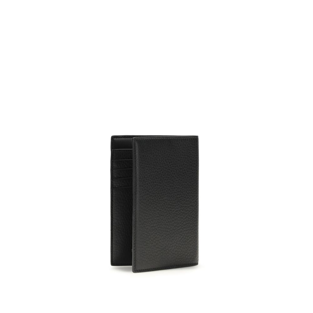 Saint Laurent Black Calf Leather Bos Taurus Wallet Saint Laurent