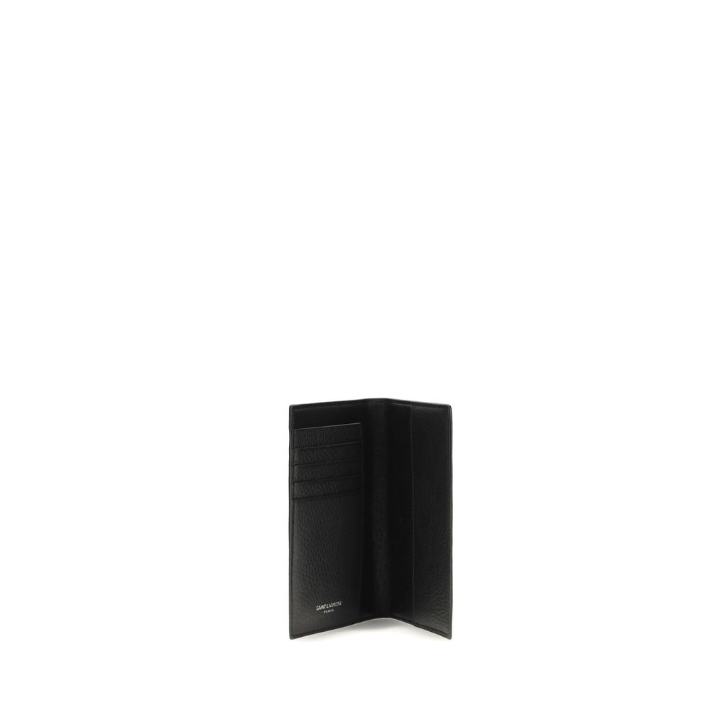 Saint Laurent Black Calf Leather Bos Taurus Wallet Saint Laurent