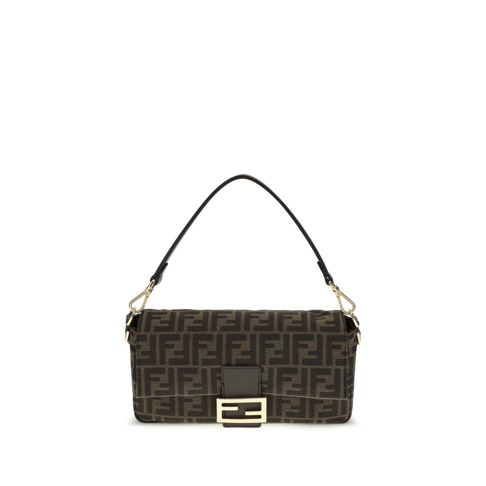 Fendi Brown Recycled Polyester Shoulder Bag Fendi