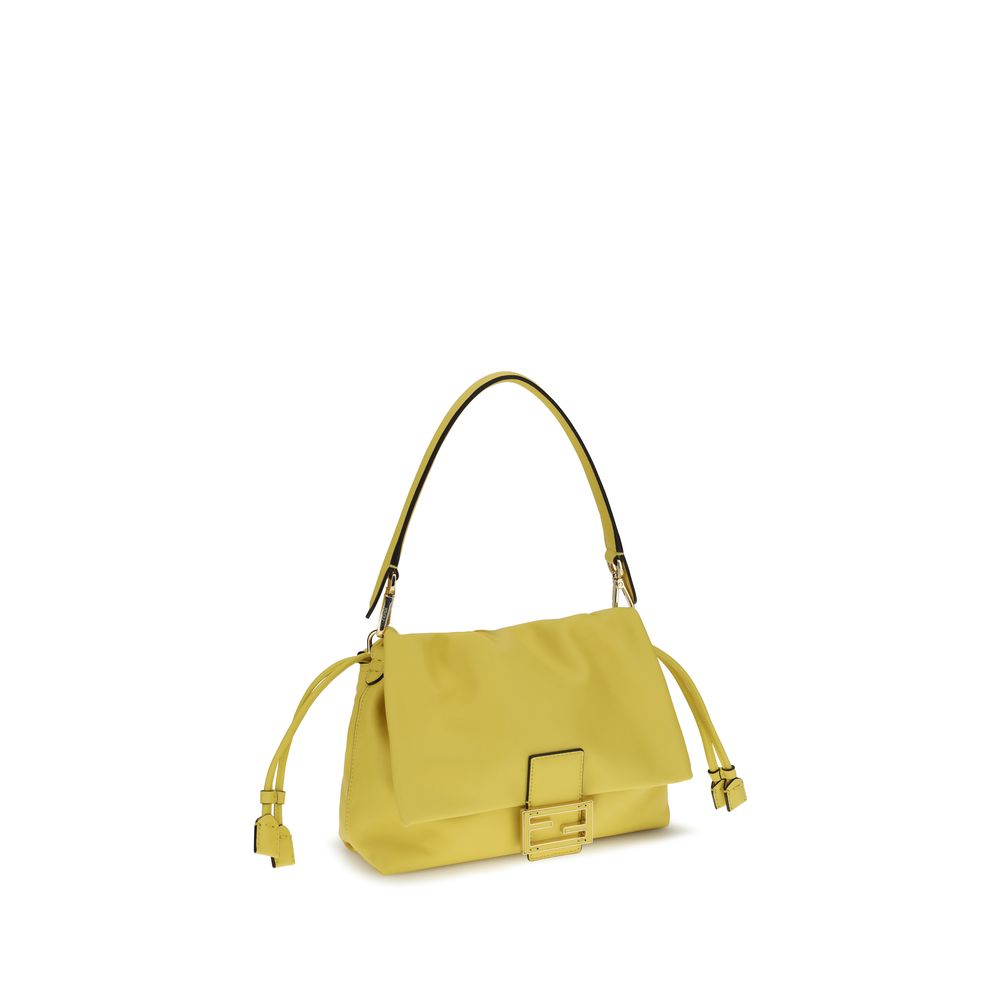 Fendi Bicolor Calf Leather Bos Taurus Shoulder Bag Fendi