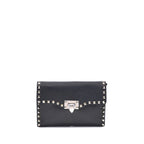 Valentino Garavani Black Calf Leather Bos Taurus Shoulder Bag Valentino Garavani