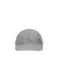 Fendi Gray Nylon Cap (Baseball Hat) Fendi