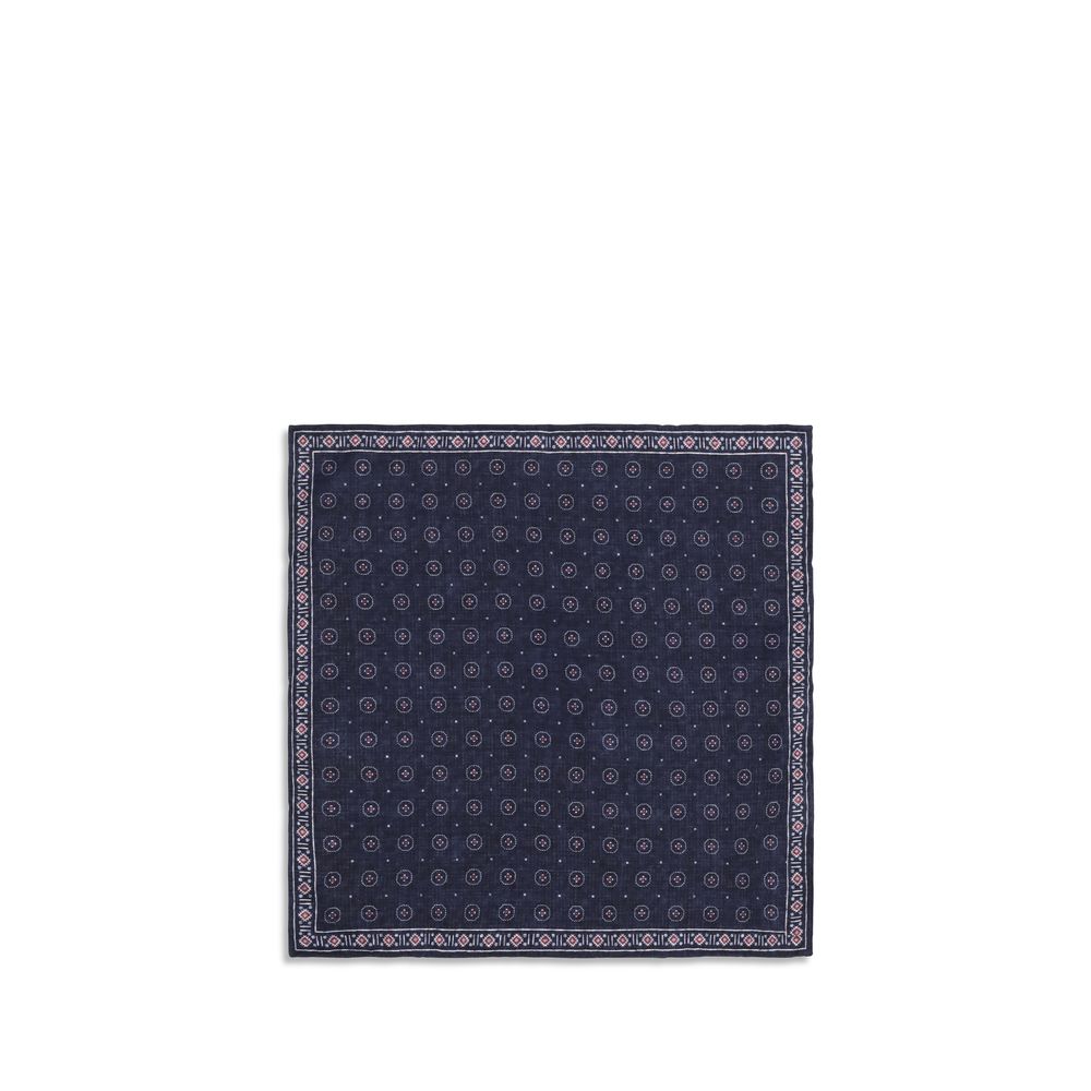 Brunello Cucinelli Blue Silk Handbag Brunello Cucinelli