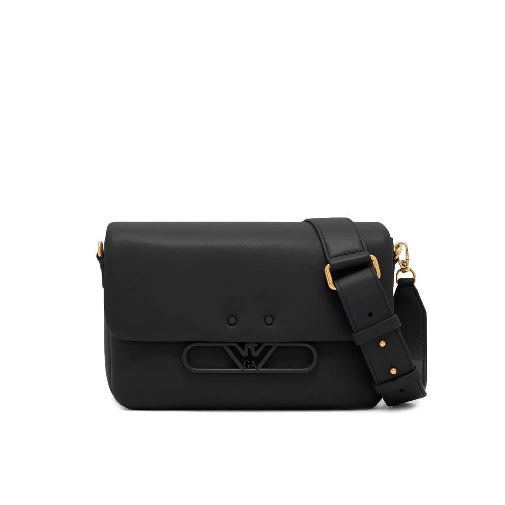 Emporio Armani Black Bovine Leather Crossbody Bag Emporio Armani