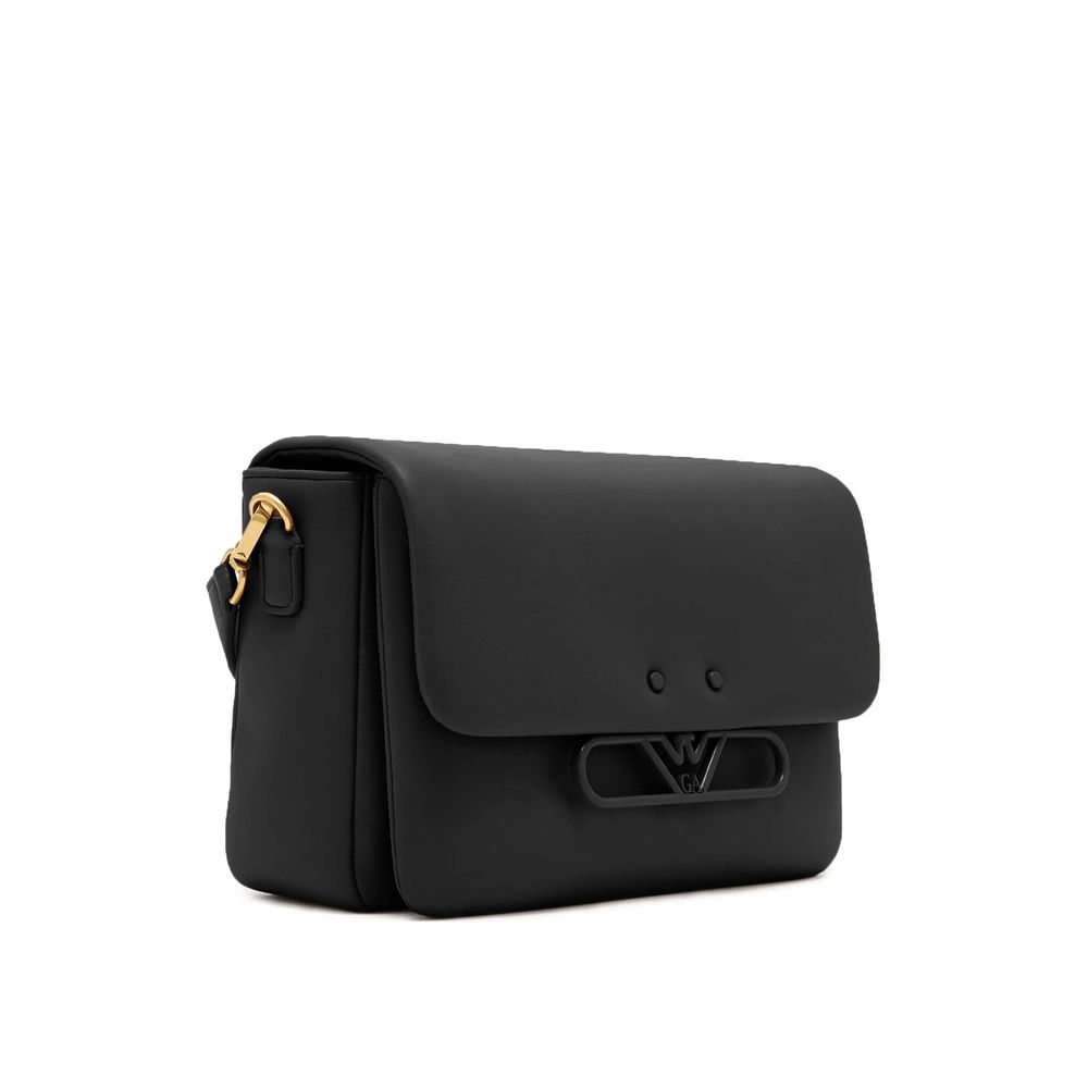 Emporio Armani Black Bovine Leather Crossbody Bag Emporio Armani