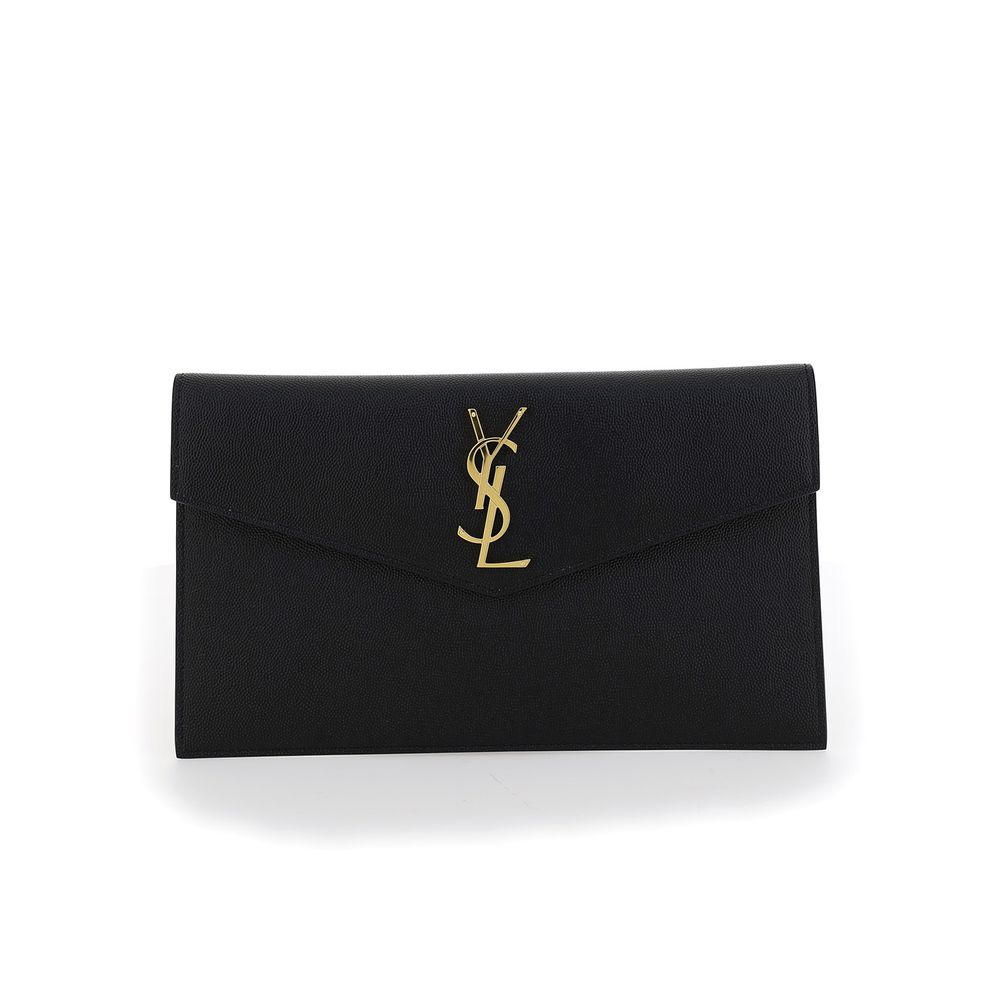 Saint Laurent Black Calf Leather Bos Taurus Wallet Saint Laurent