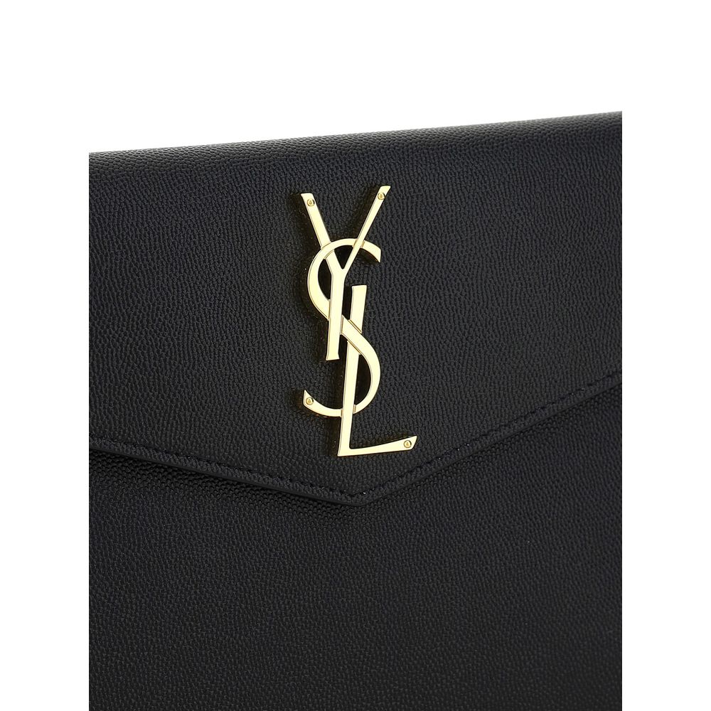 Saint Laurent Black Calf Leather Bos Taurus Wallet Saint Laurent