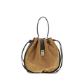 Ferragamo Brown Calf Leather Bos Taurus Shoulder Bag Ferragamo