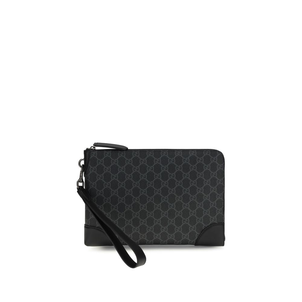 Gucci Black Fabric Handbag Gucci