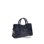 Balenciaga Black Calf Leather Bos Taurus Shoulder Bag Balenciaga