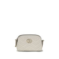 Gucci White Calf Leather Bos Taurus Handbag Gucci