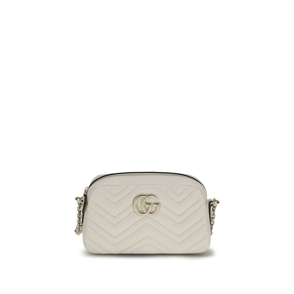 Gucci White Calf Leather Bos Taurus Handbag Gucci
