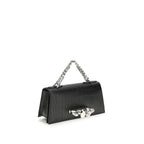 Alexander McQueen Black Calf Leather Bos Taurus Shoulder Bag Alexander McQueen