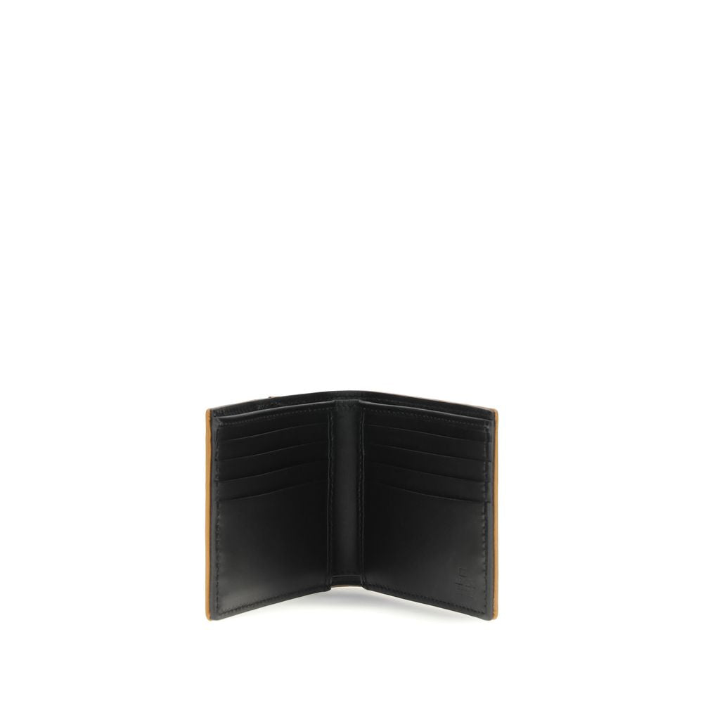 Valentino Garavani Black Calf Leather Bos Taurus Wallet Valentino Garavani