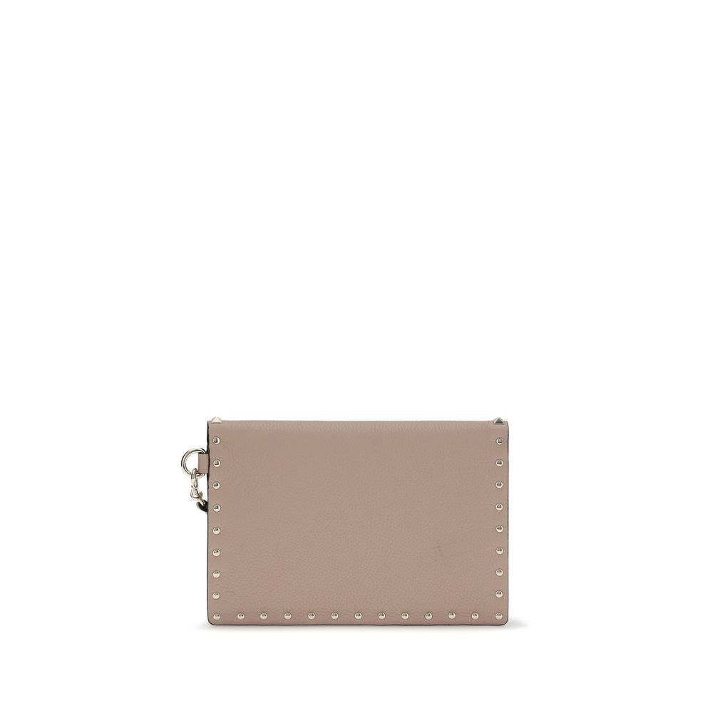 Valentino Garavani Pink Calf Leather Bos Taurus Wallet Valentino Garavani