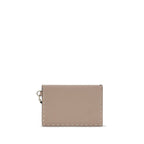 Valentino Garavani Pink Calf Leather Bos Taurus Wallet Valentino Garavani