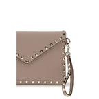 Valentino Garavani Pink Calf Leather Bos Taurus Wallet Valentino Garavani