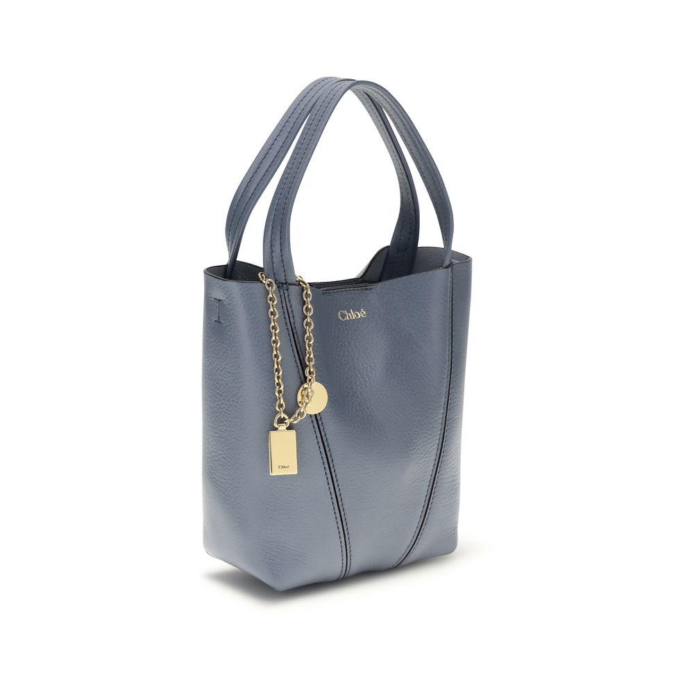 Chloé Blue Calf Leather Bos Taurus Shoulder Bag Chloé