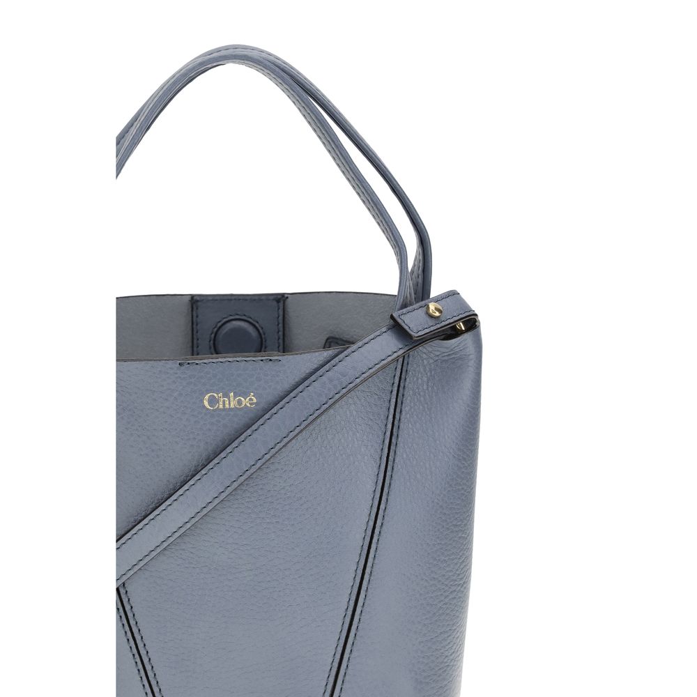 Chloé Blue Calf Leather Bos Taurus Shoulder Bag Chloé