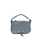 Chloé Blue Calf Leather Bos Taurus Shoulder Bag Chloé