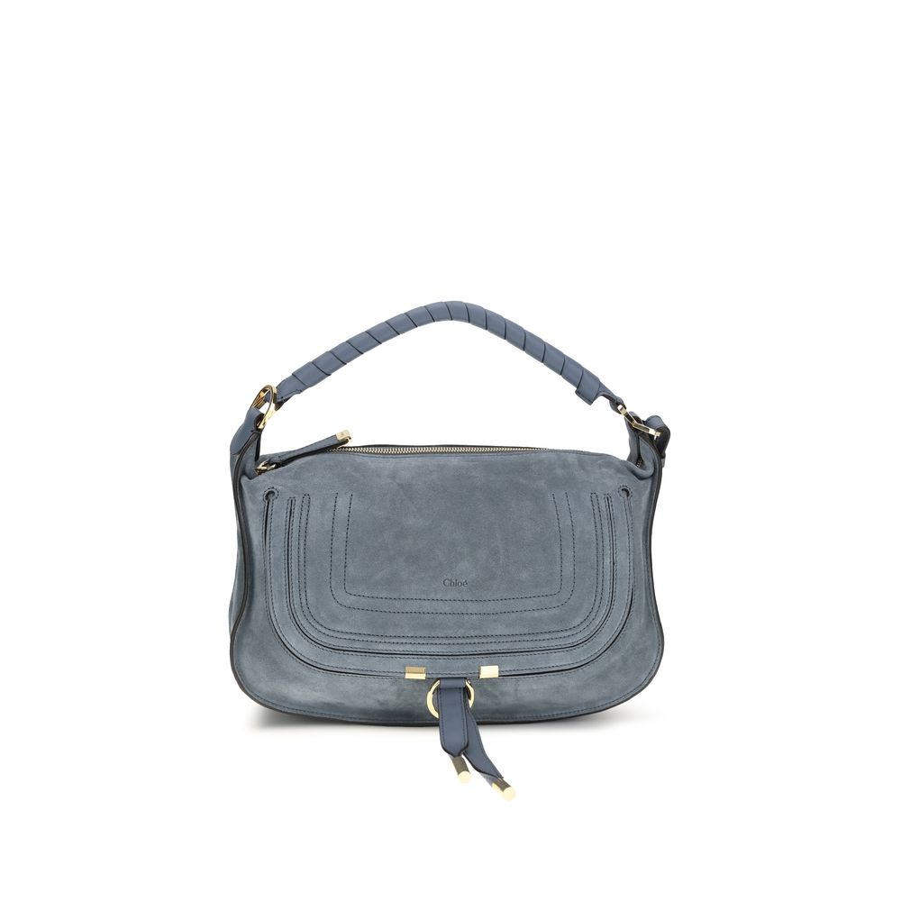Chloé Blue Calf Leather Bos Taurus Shoulder Bag Chloé