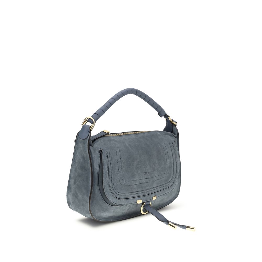 Chloé Blue Calf Leather Bos Taurus Shoulder Bag Chloé