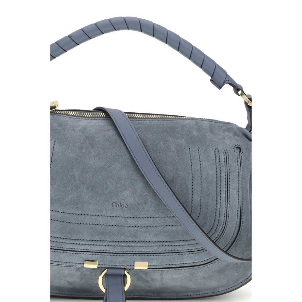 Chloé Blue Calf Leather Bos Taurus Shoulder Bag Chloé