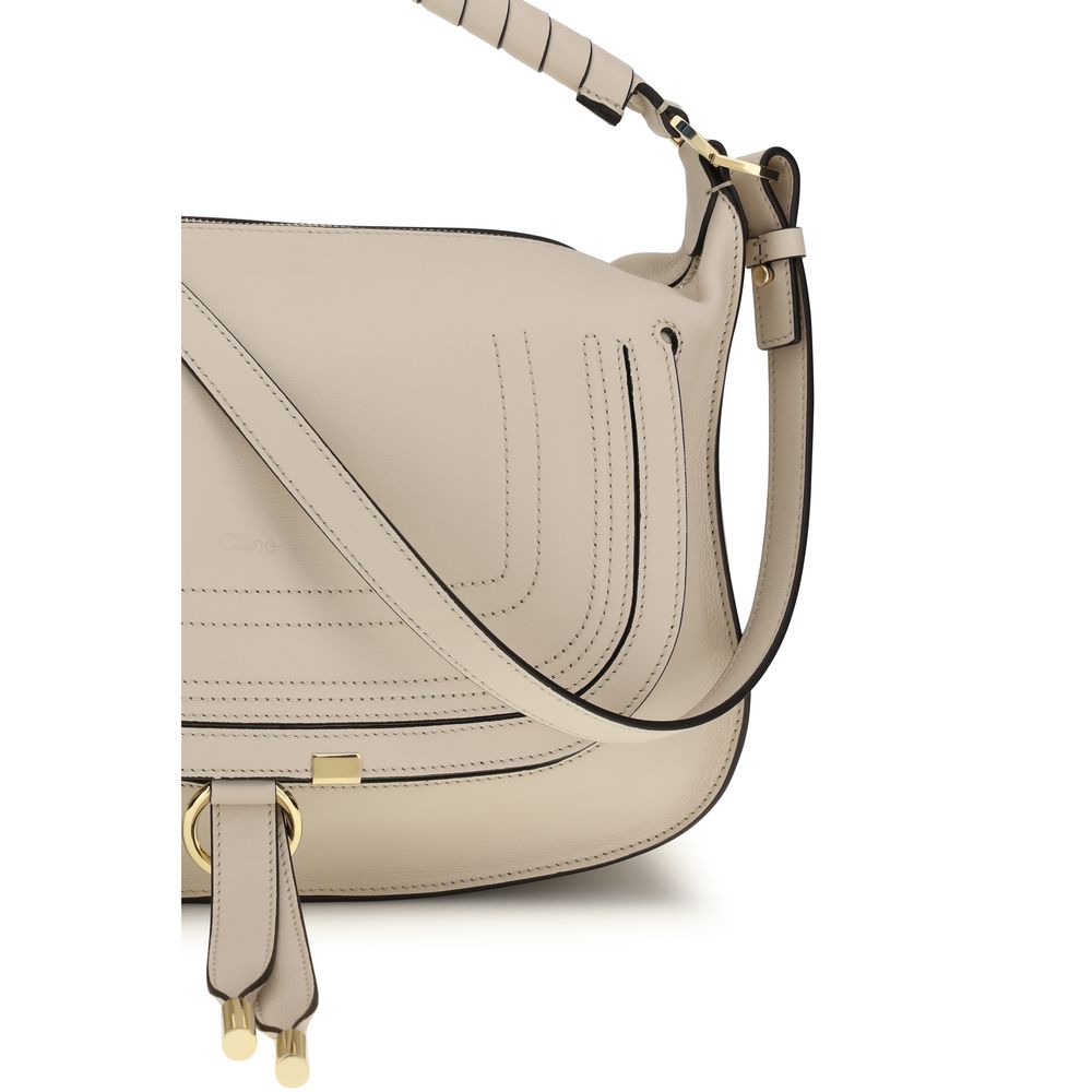 Chloé Beige Calf Leather Bos Taurus Shoulder Bag Chloé