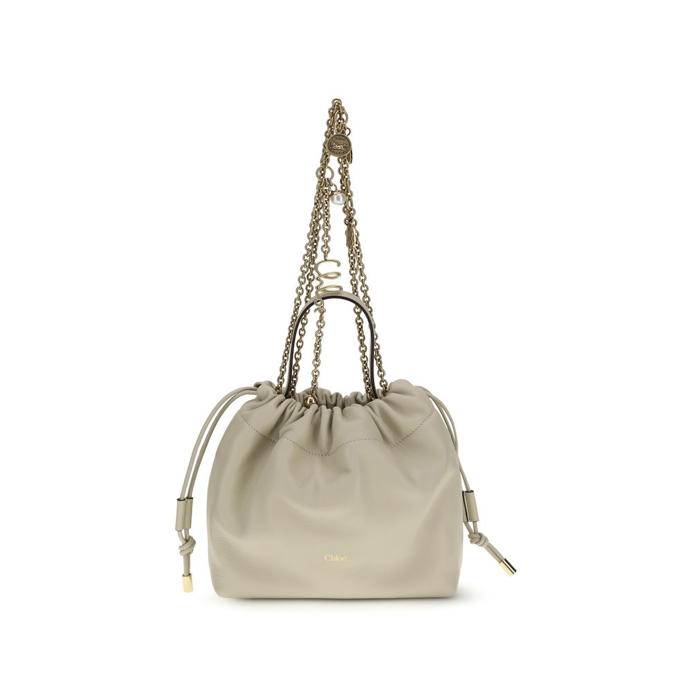 Chloé Beige Lamb Ovis Aries Aries Shoulder Bag Chloé
