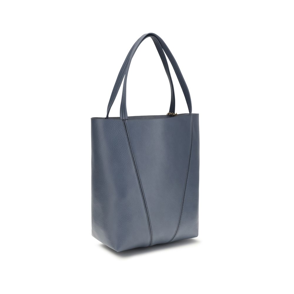 Chloé Blue Calf Leather Bos Taurus Shoulder Bag Chloé