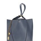 Chloé Blue Calf Leather Bos Taurus Shoulder Bag Chloé