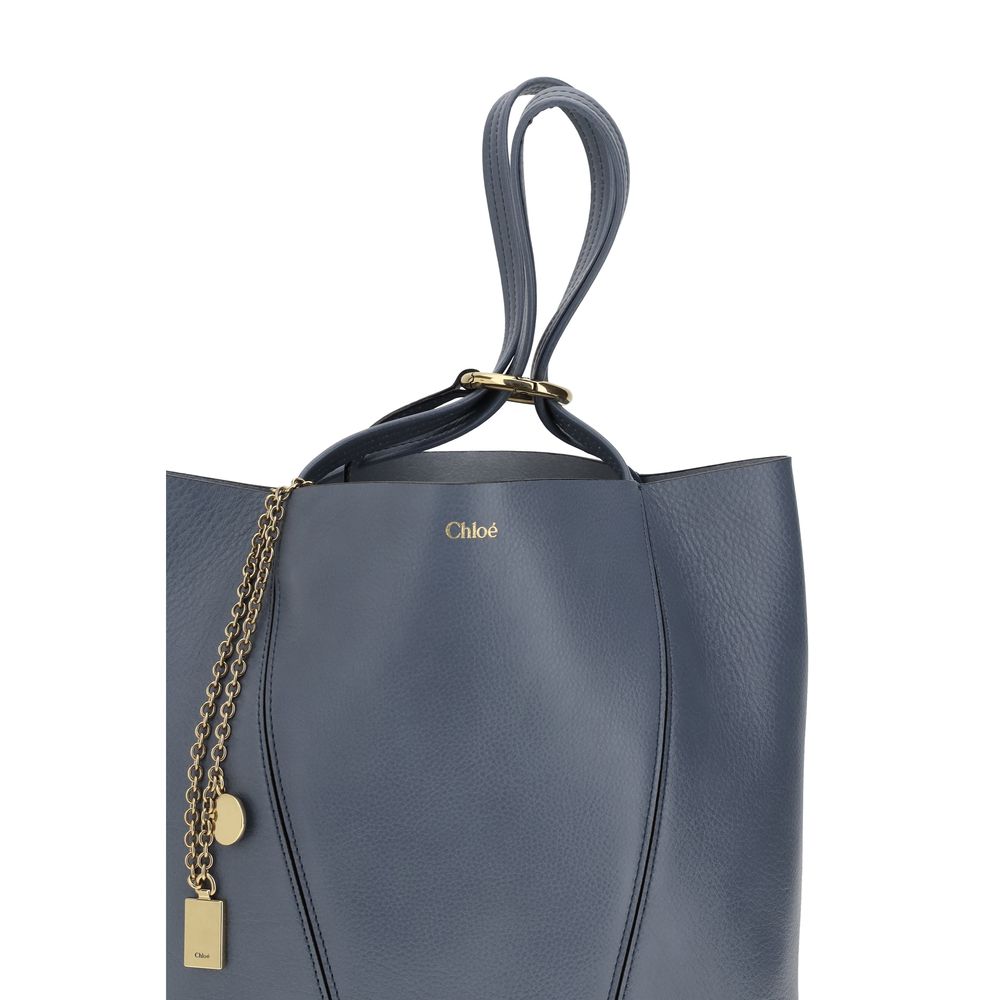 Chloé Blue Calf Leather Bos Taurus Shoulder Bag Chloé