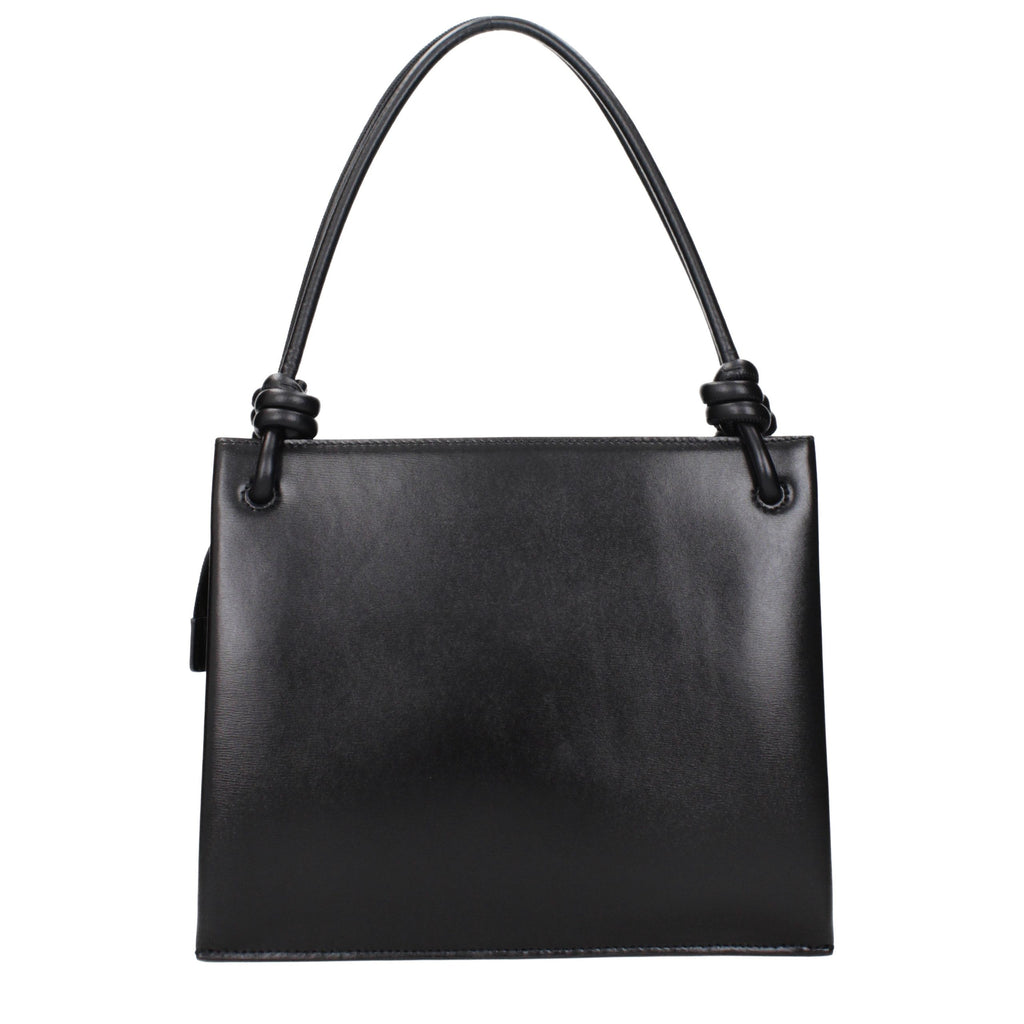 Jil Sander Black Leather Handbag Jil Sander