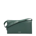 Jil Sander clutch in groen Jil Sander