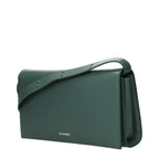 Jil Sander clutch in groen Jil Sander