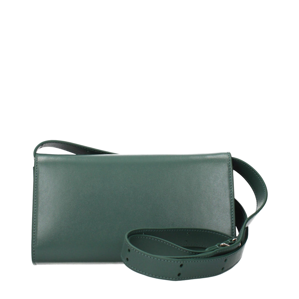 Jil Sander clutch in groen Jil Sander