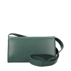 Jil Sander clutch in groen Jil Sander